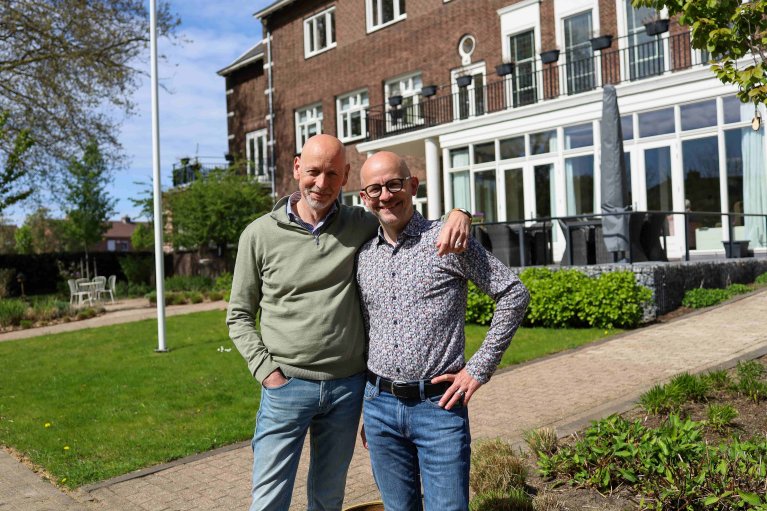 Zorgondernemers Rein Bouwens en Mario Winters van De Herbergier